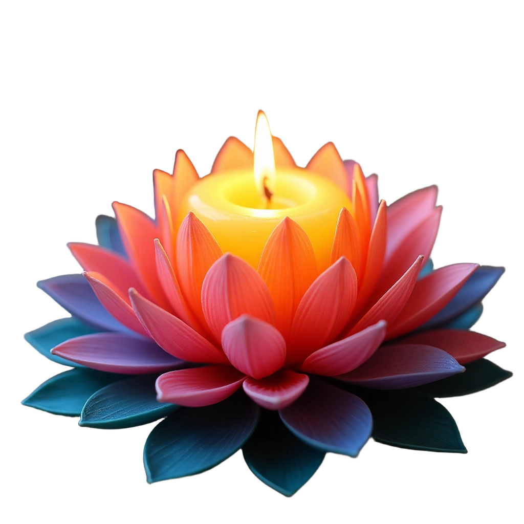 Lotus Candle